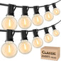 RTTY 200 FT Outdoor String Lights Patio Light for Outside, Waterproof G40 Shatterproof LED Bulbs, Dimmable Hanging Connectable Globe Lighting for Backyard, Cafe, Bistro, Market, Balcony, Porch, 2700K - size: 200FT
