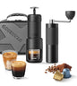 STARESSO 2026 Travel Kit, Portable Espresso Maker & Grinder Set, Dual Use for Ground Coffee & Pods, No Power Needed, Travel Case for Camping Hiking