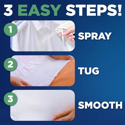 Downy Wrinkle Release Spray, Travel Size Spray, All In One Formula, Removes Wrinkles, Static and Odor Eliminator, Crisp Linen Scent, 3 Fl Oz, Pack of 3 - size: 3 Fl Oz (Pack of 3)