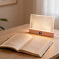 Book Light, Rechargeable Clear LED Flat Reading Light with 3 Colors & Timer, Dimmable Panel Plate Lamp Book Full Page Light for Reading in Bed at Night, for Women Readers Kids Book Lovers (Pink) - color: Pink