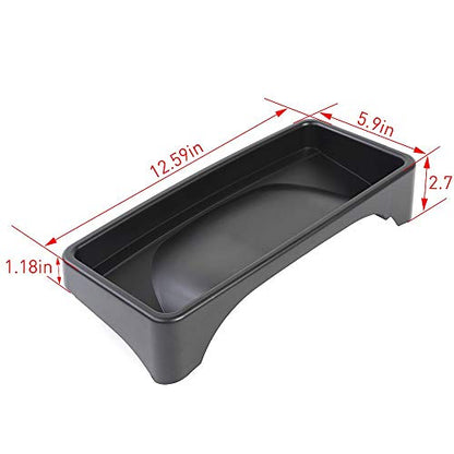 RT-TCZ JK Dashboard Storage Organizer Tray Phone Sunglasses Box Container for 2007-2010 Jeep Wrangler JK JKU Unlimited