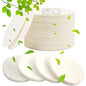 METUUTER 50 PCS Compressed Facial Sponges for Estheticians- 100% Natural Cellulose Face Sponge Professional Cosmetic Spa Sponges for Face Cleansing, Massage, Pore Exfoliating, Mask, Makeup Removal - color: White