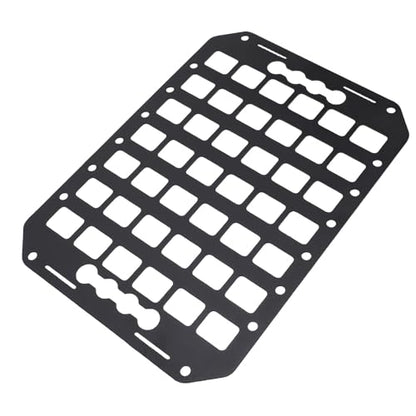 Truck Bed Panel Aluminum Cargo Storage Organizer, 14x10 Inch Tool Rack for Sedans SUVs Pickup Van - Durable Lightweight Design, Efficient Space Utilization, Versatile Hanging