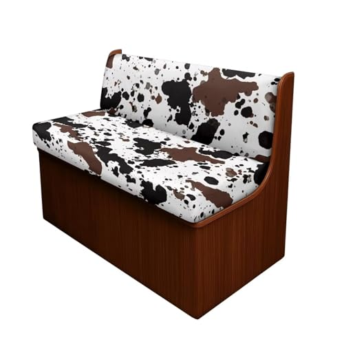 Rv Couch Cover Bench Cushion Cover Stretch Sofa Furniture Covers for RV Camper - Cow Hide Print Portable Camper Accessories for Inside Rv Sofa Protector - color: Cow Hide Print