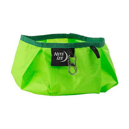 Nite IZE RadDog Collapsible Dog Bowl, Lightweight Food and Water Bowl - color: Lime