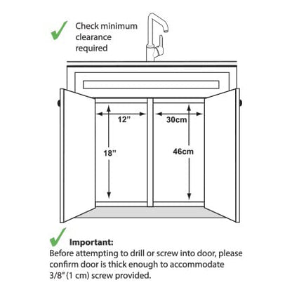 82153-3 Gallon Trash Rack System