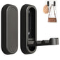 2Pcs Foldable Wall Hooks, Zinc Alloy Folding Hook Black, Heavy Duty Folding Coat Hooks Wall Mounted for Hanging Coat Towels Bags Keys (Black, 2 Pack) - color: Black, size: 2 Pack