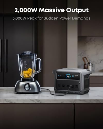 Anker SOLIX C1000 Gen 2 Portable Power Station with 200W Bifacial Solar Panel, 2,000W (Peak 3,000W) Solar Generator, Full Charge in 49 Min, 1,024Wh LiFePO4 Battery - style: 200W Bifacial Solar Panel with C1000 Gen2