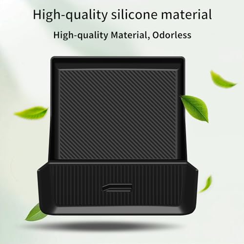Silicone Drawer Style Central Console Storage Box for Toyota RAV4 2026 XSE SE Limited, Center Console Organizer Tray for RAV4 Interior Accessories - size: RAV4-Center Lower Wireless Tray-26