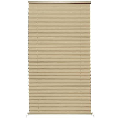 NOVINO RV Blinds Shades for Camper Window,RV Shades Pleated Camper Blinds for Travel Trailer Motor Coach Motorhome Window-26 W x 50" L - color: Cappuccino, size: 26"W x 50"H