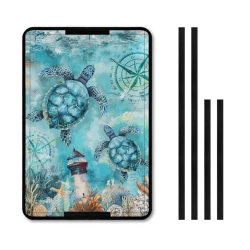 Sea Turtle RV Door Window Shades for Inside Camper Blue Travel Trailer Door Blackout Window Shade 16x24 Replacement UV Rays Protection Gift for Holiday - color: Blue Sea Turtle