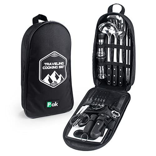 Pak Camping Cookware, Camp Kitchen, Camp Cookware, Camping Utensils Set, Camping Kitchen Set, Camping Cooking Set, Camping Cooking Utensils, Camping Cookware Set, Camping Accessories Cooking, RV Camp - style: Deluxe Kit