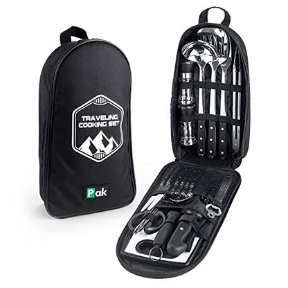 Pak Camping Cookware, Camp Kitchen, Camp Cookware, Camping Utensils Set, Camping Kitchen Set, Camping Cooking Set, Camping Cooking Utensils, Camping Cookware Set, Camping Accessories Cooking, RV Camp - style: Deluxe Kit