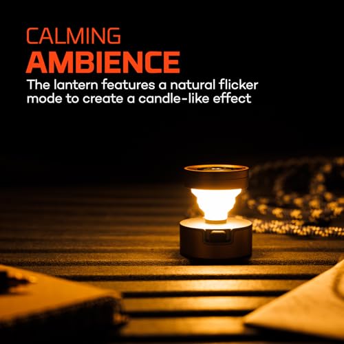 NEBO Poppy Puck Pocket Lantern | Pocket Light, Compact 2-in-1 Mini Lantern, 300 Lumen, Rechargeable, 3 Light Modes, Magnetic Base & Hanging Hooks - Rose Gold - color: Rose Gold