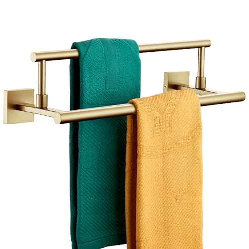 KOKOSIRI Hand Towel Bar 16 Inches Towel Holder Bathroom Rack for Bath Cabinet Towel Rails Brushed Gold Stainless Steel B5009BG-L16 - color: Brushed Gold, size: 16-Inch