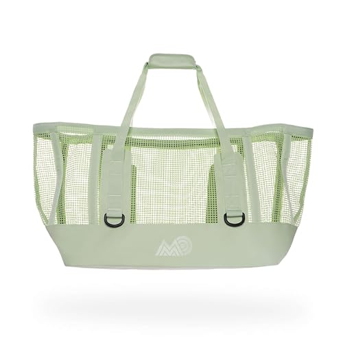 MISSION Boat Gear CASSI Heavy-Duty Outdoor Tote and Waterproof Marine-Grade Mesh Boat Bags - color: Sage, size: 70 Liter