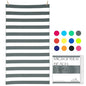 Your Choice Microfiber Beach Towel, Sand-Free Quick Dry Travel Towel, Oversized Compact Lightweight Recycled Towel for Pool Camping(67"x35"/60"x30") - color: A-gray Stripes, size: Extra Large(67x35")