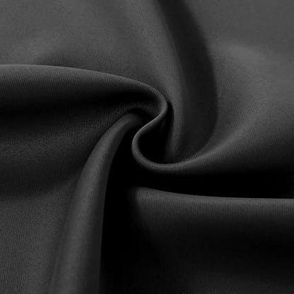 Lino Rosa Basement Window Curtains 18 Inch Length, Easy Sliding Pinch Pleated Small Panel, Blackout Insulated Basement Window Well Covers, 24" W x 18" L, Black - color: Black, size: 24"W x 18"L (Pack of 1)