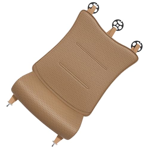 Vehicle Seat Cushion - Adjustable Car Leg Extender, Ergonomic Memory Foam Pad, Comfortable Support Pillow | Travel Accessory for Driver Men Women SUV Sedan Truck RV Long Driving Comfort Use - color: Brown