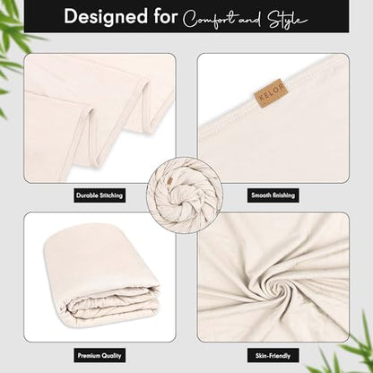 K E L O R Luxury Cooling Travel Blanket - Stretchy, Lightweight Soft & Breathable Shawl Wraps for Women - color: Fawn, size: Single-Sided