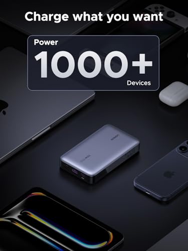 UGREEN 20000mAh 100W Power Bank, Nexode Portable Charger USB C 3-Port PD Fast Charging Battery Pack Digital Display for iPhone 17/16, MacBook, iPad, Galaxy S26 Ultra, Steam Deck, Dell XPS and More