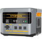 VTOMAN FlashSpeed 2400 Portable Power Station, 1408Wh LiFePO4 (LFP) Battery, Full Charge in 58 Min,2400W(Peak 3200W) Solar Generator for Home Backup Power, Camping & RVs(Solar Panel Optional)