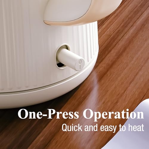 Nueve&Five 1.7L (57oz) Large Electric Kettle Perfect for 7+Cups of Tea and Coffee,2 quarts Double Wall Big Electric Tea Kettle,Auto Shut Off,1200W Hot Water Kettle Electric -Cream White - color: White