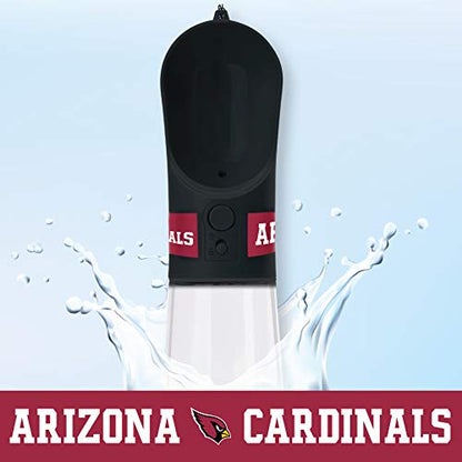 Dog Water Bottle. NFL Arizona Cardinals PET Water Bottle. Best Cat Water Bottle. Water Fountain Dispenser for Dogs & Cats. - color: Arizona Cardinals