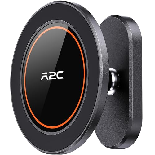 A2C Magnetic Golf Cart Phone Holder for MagSafe iPhone, Unique Golf Gifts for Men Golfers Dad Father, Golf Gift for Him Husband, Golf Accessories Essentials Gadgets, Matte Black (Not Alloy) - color: Matte Black (Not Alloy)