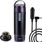 Vacuum Insulated Car Electric Kettle,Miicasa Stainless Steel Tumbler Car Water Heater,12V/24V Water Boiler with 6 Temperature and Auto Shut-Off Boil Dry,16oz