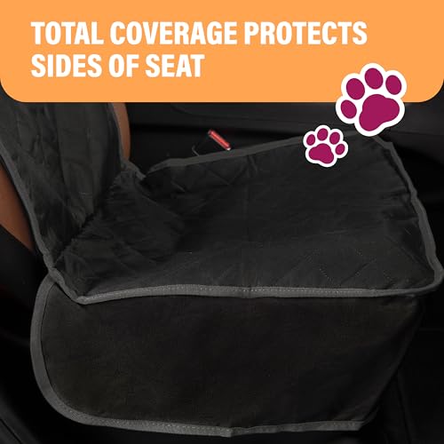 Active Pets Dog Car Seat Cover, Waterproof Front Seat Protector for SUV Truck Sedan, Pet Safety Travel Comfort System with Universal Fit, Grey - color: Grey