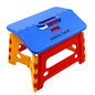 Kids Folding Step Stool for Toddlers Bathroom Sink – Safety Lock to Stable（1 Pack = Red+Blue） - color: Blue - Red