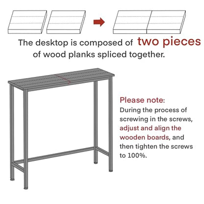 Narrow Console Table, 29.5" Small Entryway Table, Thin Hallway Tables, Slim Sofa Side Tables for Hallway, Living Room, Bedroom, Foyer, Marbleized White - color: Marbleized White