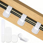 Under Desk Cable Management, Self-Adhesive Hook and Loop Straps, Adjustable Reusable Wire Organizer for Home Office Essentials (20 Pairs) - color: White