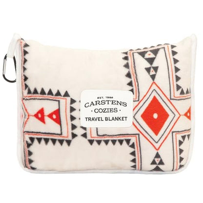 Carstens, Inc. Travel Blanket, Premium Compact 2-in-1 Airplane Blanket/Pillow, Wrangler Santa Fe Sun - color: Wrangler Santa Fe Sun, size: 50 inches x 60 inches