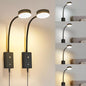LED Wall Mounted Reading Light -2Pack | Flexible Gooseneck Touch Dimmable Bedside Lamp with USB-A/C Port - size: 2Pack