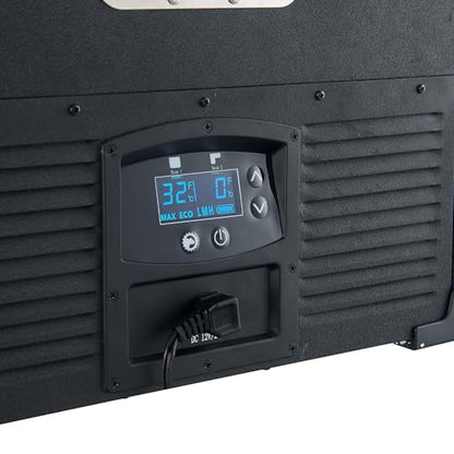 Explorer Bear 12 Volt Refrigerator 12V Car Fridge 12/24V DC 110-240V AC Portable Freezer Compressor Cooler 0℉-50℉ 3-Year Warranty for Truck Van RV SUV Boat Trailer Travel Road Trips Camping… - size: 75L Dual Zone