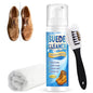 Yeardera Suede Cleaner Kit, 6.76oz No-Rinse Suede and Nubuck Shoe Cleaner with Brush & Towel, Removes Dirt and Stains, Gentle Cleaning for Leather, Boots, Sneakers