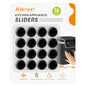 Aieve Black Appliance Slider, 16 Pcs Self Adhesive Appliances Sliders Countertop Caster Wheels, Kitchen Essentials Organization Home Must Have Gadgets - size: 16Pcs-Black