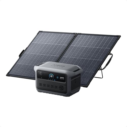 Anker SOLIX C2000 Gen 2 Portable Power Station with 200W Bifacial Solar Panel, 2,400W (Peak 4,000W) Solar Generator, Full Charge in 58 Min, 2,048Wh LiFePO4 Battery for Power Outages and Camping - style: 200W Solar Panel (NEW) with C2000 Gen2