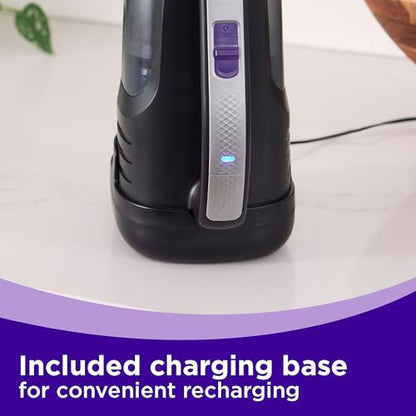 BLACK+DECKER dustbuster Reveal Pet Hair Vacuum, Hand Held Vacuum Cordless Portable for Home and Car, Rechargeable, LED Light, Powerful Suction, Includes Pet Brush and Crevice Tool (HLVD320BP07)
