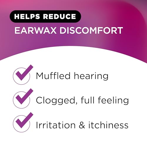 LIPO Earwax Removal Kit - Ear Wax Removal Drops with Bulb Syringe & Ear Plugs - Ear Cleaning Kit for Clogged Ears - Peroxide-Free, Gentle Ear Care for Daily Ear Hygiene & Wax Build-Up Removal