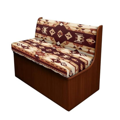 RV Dinette Cushion Covers Brown Aztec Print Camper Cushion Covers Dinette Booth Set Washable RV Couch Covers for Sofa Bed 2 Cushion RV Seat Covers Dinette Cushions Replacement - color: Aztec Brown