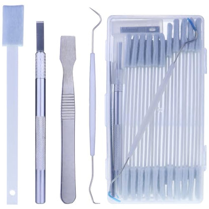Disposable Detail Cleaning Brush for Tight Spaces, Detail Gap Crevice Cleaning Tool Set, Toilet Bowl Corner Hinge Scrubber, Stick Cleaner for Window Track, Door Grooves, Vent Fan, Stove, Keyboard