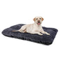 JOEJOY Large Dog Bed Crate Pad, Deluxe Plush Washable Dog Beds Fulffy Soft Kennel Pad Anti-Slip Pet Sleeping Mat for Large Medium Small Dogs, 35" x 21", Grey - color: Dark Grey, size: L(35"x23"x3.5")