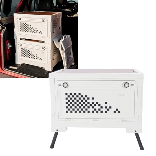 Folding Storage Camping Box Multifunctional 4 Way Opening Outdoor Camping Storage Box Durable Sturdy Foldable Design for Home Travel