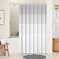 Boho Shower Curtain for Bathroom 48x72 inches Light Grey White Lines Waterproof Shower Curtain Set with Hooks Bohemian Stripe Fabric Stall RV Shower Curtains - color: Grey, size: 48"W x 72"L (Pack of 1)
