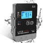 LNEX Solar Charge Controller Waterproof, 20A Super Thin Solar Panel Battery Intelligent Regulator with LCD Display 12V/24V PWM Solar Controller for LiFePO4,AGM, Gel, Flooded and Lithium Battery - style: 20A