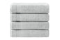 Ozdilek 4-Piece Bath Towels, 27x54, 100% Turkish Cotton, Luxury Quick Dry, Extra Large, Fade-Resistant, Eco-Friendly, Spa Towel, Comfortable (Grey) - color: Grey