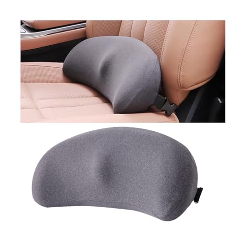 Mandark Car Seat Cushion, Memory Foam Vehicle Driver Seat Pad for Back & Sciatica Pain Relief, Comfortable Lumbar Pillow for Driving, Office Chair, Wheelchair, Universal for SUV, Truck, RV (Gray) - color: Grey